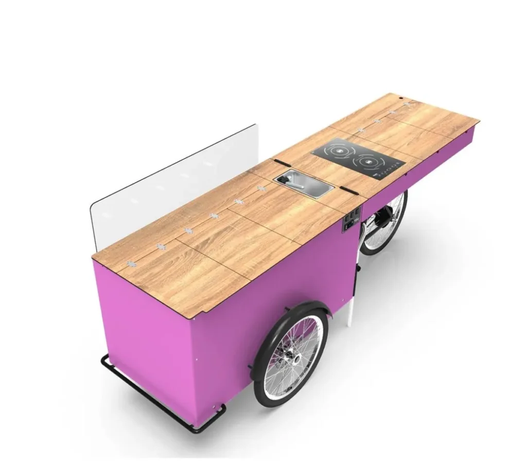 Multi purpose base cart for starting a food cart business