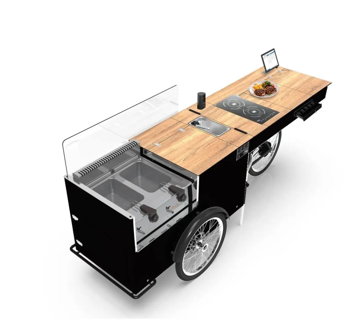 Single Cooker Cooking Cart - Image 2