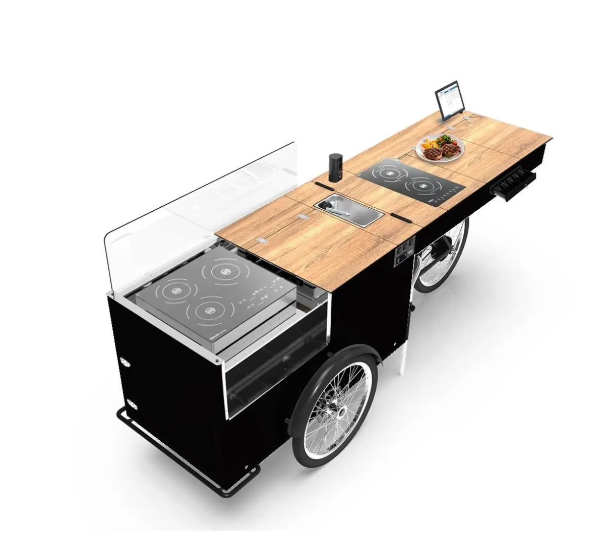 Single Cooker Cooking Cart - Image 3