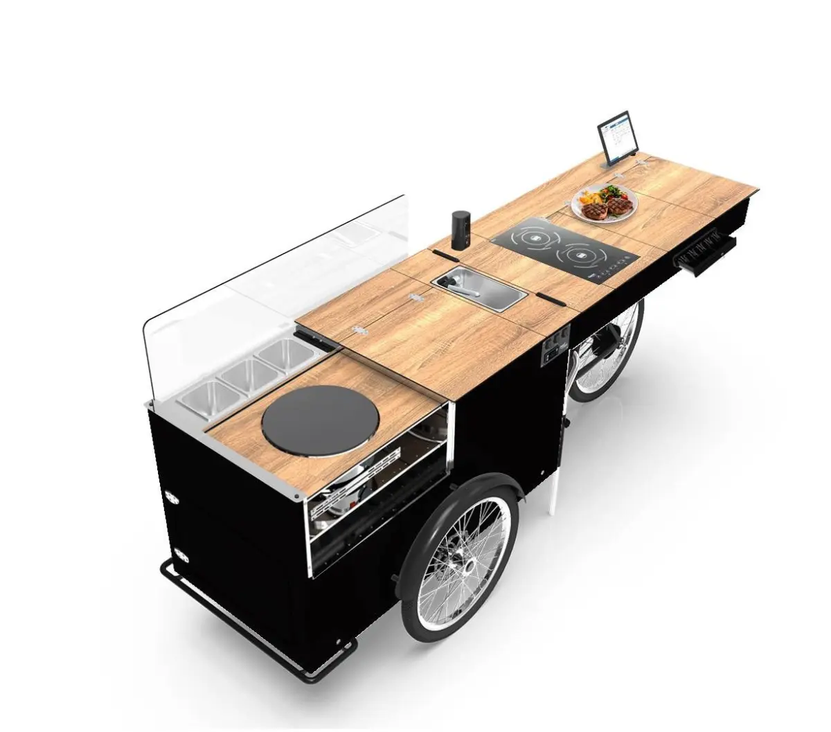 Single Cooker Cooking Cart - Image 4