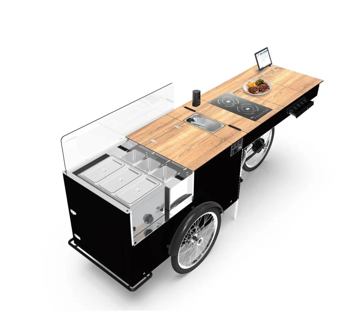 Single Cooker Cooking Cart - Image 5