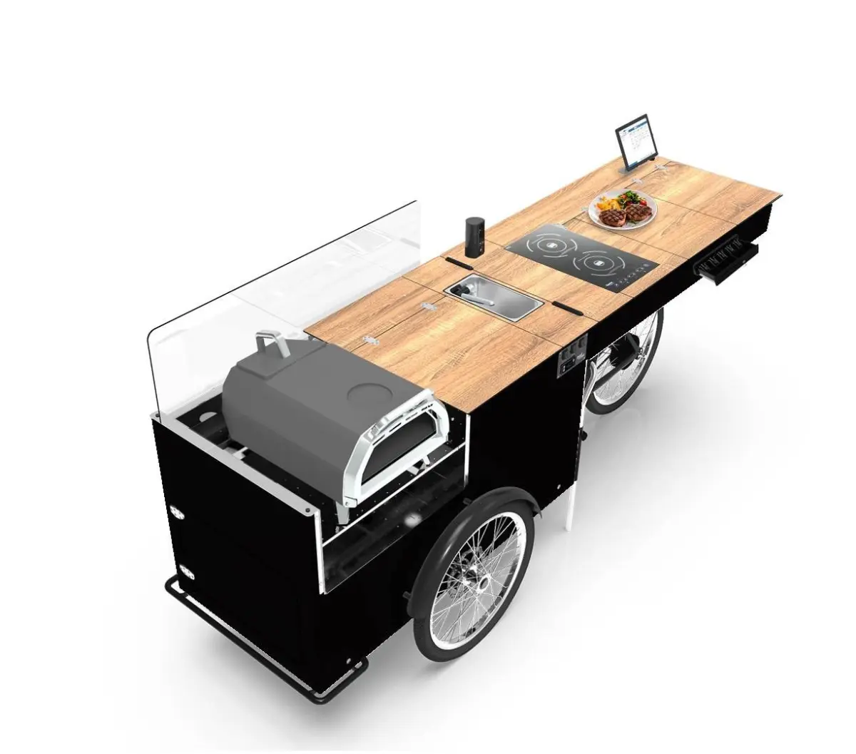 Single Cooker Cooking Cart - Image 8